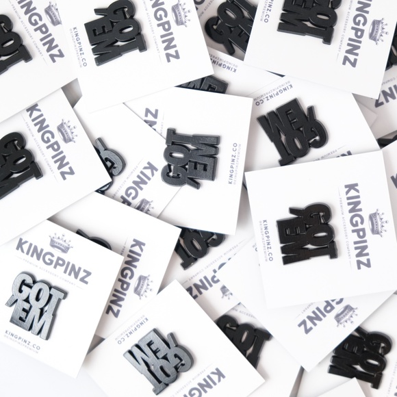 Got 'Em Lapel Pin - Black - Picture 2 of 2